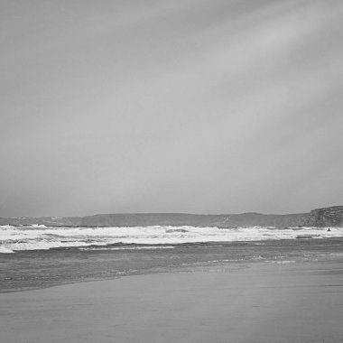 Okyanus manzarası, mükemmel seyahat ve tatil yeri.