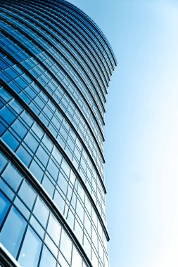 Finans bölgesinde çağdaş ofis binası, modern kentsel