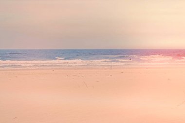 Okyanus manzarası, mükemmel seyahat ve tatil yeri.
