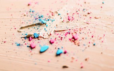 Makyaj sanatı, güzellik için kozmetik arka plan, moda blog ve 