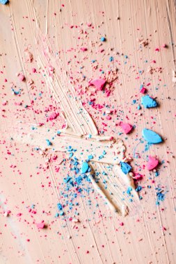 Makyaj sanatı, güzellik için kozmetik arka plan, moda blog ve 