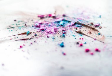 Makyaj sanatı, güzellik için kozmetik arka plan, moda blog ve 