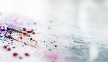 Makyaj sanatı, güzellik için kozmetik arka plan, moda blog ve 