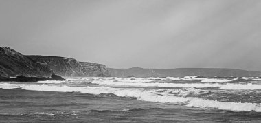 Okyanus manzarası, mükemmel seyahat ve tatil yeri.