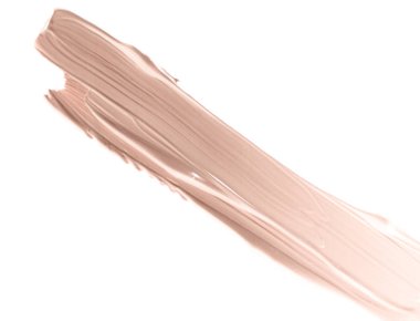 Makyaj soluk temel temel fırça vuruşları ve leke dokusu