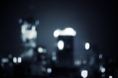Büyük metropolitan şehir ışıkları, bulanık arkaplan