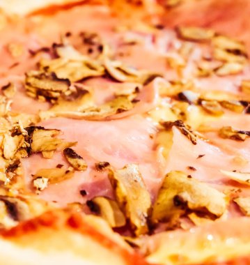 İtalya'da pizzacı geleneksel İtalyan pizza, gastronomik trav