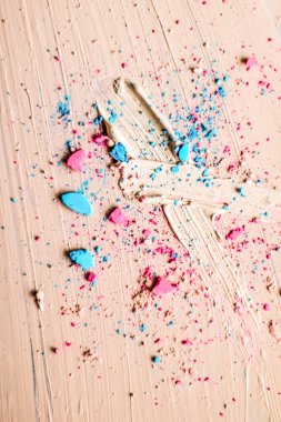 Makyaj sanatı, güzellik için kozmetik arka plan, moda blog ve 