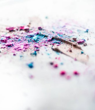 Makyaj sanatı, güzellik için kozmetik arka plan, moda blog ve 