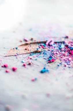 Makyaj sanatı, güzellik için kozmetik arka plan, moda blog ve 