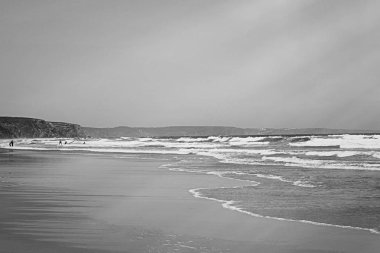 Okyanus manzarası, mükemmel seyahat ve tatil yeri.