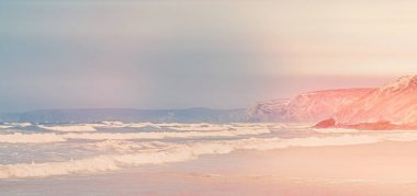 Okyanus manzarası, mükemmel seyahat ve tatil yeri.