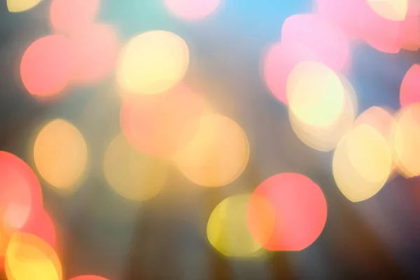 Fond bokeh lumières colorées — Photo