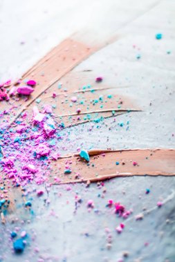 Makyaj sanatı, güzellik için kozmetik arka plan, moda blog ve 