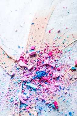 Makyaj sanatı, güzellik için kozmetik arka plan, moda blog ve 