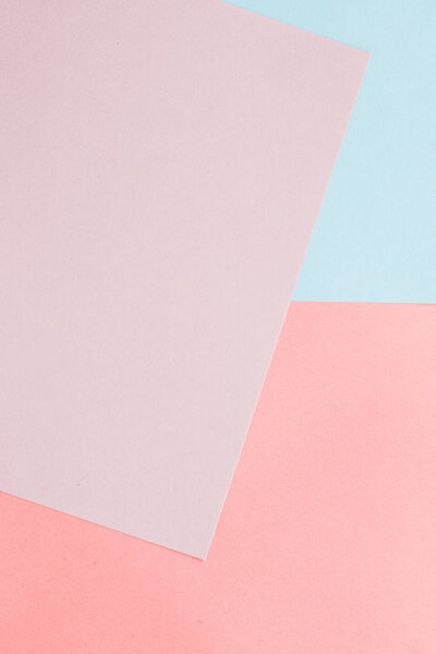 Простой бумажный текстурированный фон, макет канцелярских принадлежностей
