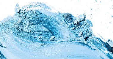 Arka plan olarak sanatsal ruj lekesi ve ezilmiş göz farı