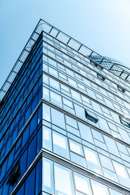 Finans bölgesinde çağdaş ofis binası, modern kentsel