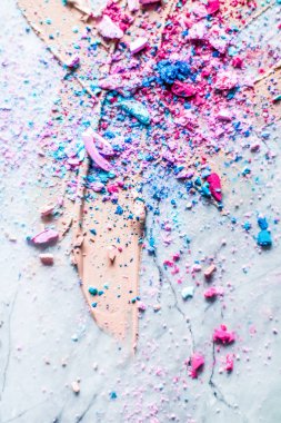 Makyaj sanatı, güzellik için kozmetik arka plan, moda blog ve 