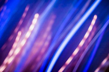 Neon ışıkları arka plan, hareket halindesoyut çizgiler