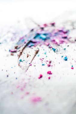 Makyaj sanatı, güzellik için kozmetik arka plan, moda blog ve 