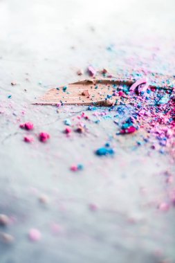 Makyaj sanatı, güzellik için kozmetik arka plan, moda blog ve 