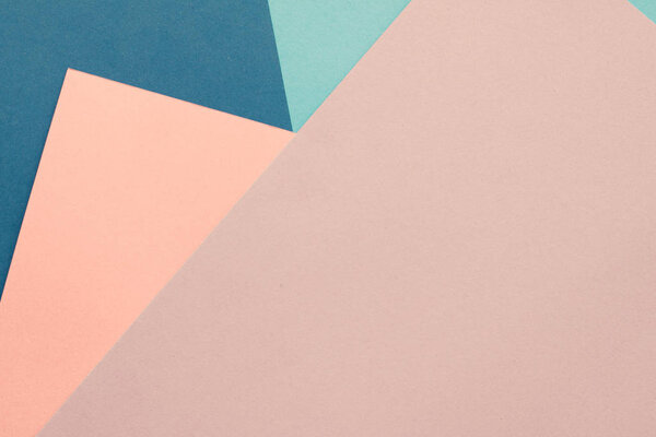 Простой бумажный текстурированный фон, макет канцелярских принадлежностей
