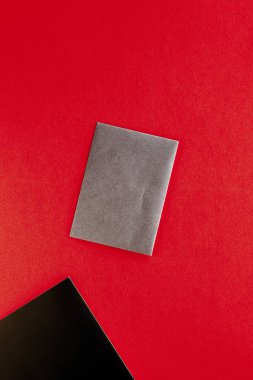 Tasarım ve marka için kağıt kırtasiye, flatlay mockup