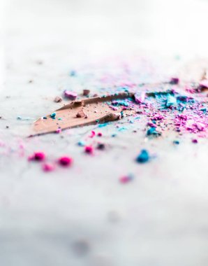 Makyaj sanatı, güzellik için kozmetik arka plan, moda blog ve 