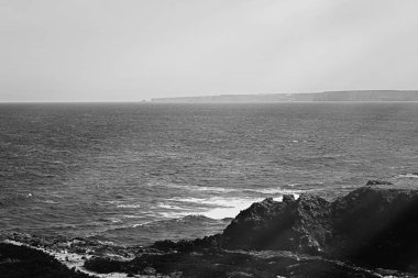 Okyanus manzarası, mükemmel seyahat ve tatil yeri.