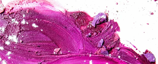 Arka plan olarak sanatsal ruj lekesi ve ezilmiş göz farı