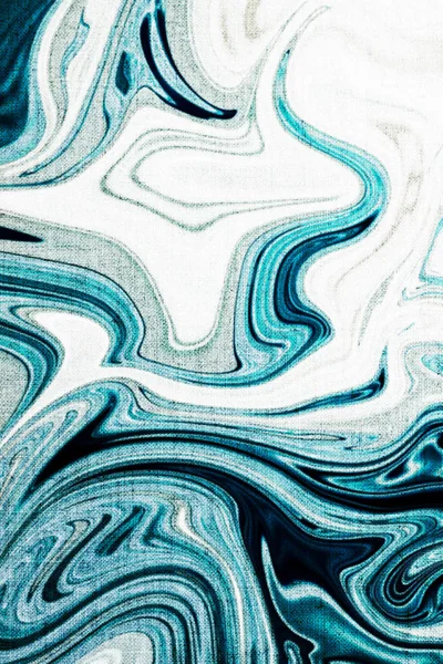 Marmurowa tekstura tła tekstylnego, abstrakcyjna sztuka marbling na płó — Zdjęcie stockowe