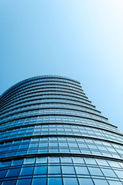 Finans bölgesinde çağdaş ofis binası, modern kentsel