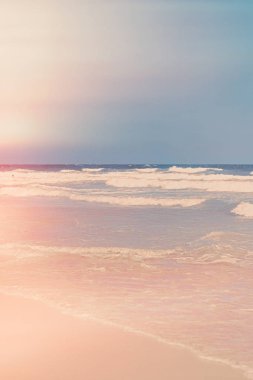 Okyanus manzarası, mükemmel seyahat ve tatil yeri.