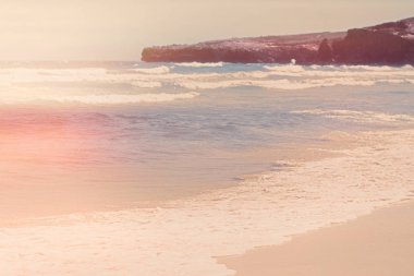 Okyanus manzarası, mükemmel seyahat ve tatil yeri.
