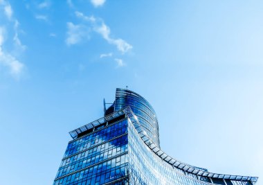 Finans bölgesinde çağdaş ofis binası, modern kentsel