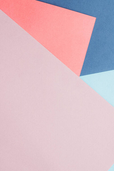 Простой бумажный текстурированный фон, макет канцелярских принадлежностей
