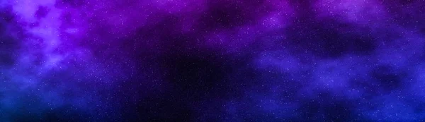 Night sky stars background, nebula clouds in cosmos — Stock Photo, Image
