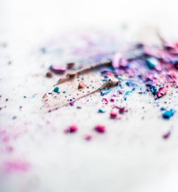 Makyaj sanatı, güzellik için kozmetik arka plan, moda blog ve 