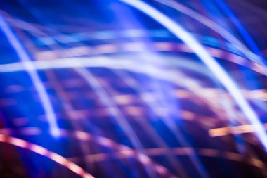 Neon ışıkları arka plan, hareket halindesoyut çizgiler