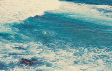 Okyanus manzarası, mükemmel seyahat ve tatil yeri.