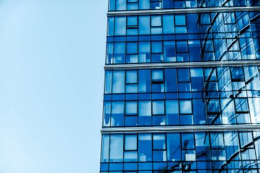 Finans bölgesinde çağdaş ofis binası, modern kentsel