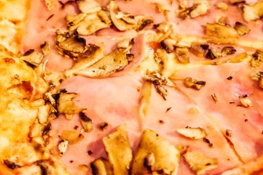 İtalya'da pizzacı geleneksel İtalyan pizza, gastronomik trav