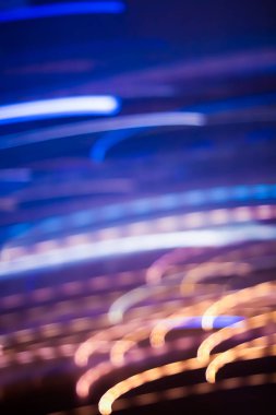 Neon ışıkları arka plan, hareket halindesoyut çizgiler