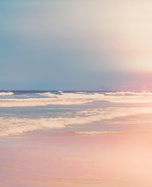 Okyanus manzarası, mükemmel seyahat ve tatil yeri.
