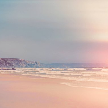 Okyanus manzarası, mükemmel seyahat ve tatil yeri.