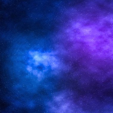 Gece gökyüzü yıldız arka plan, evrendeki Nebula bulutlar