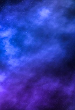 Gece gökyüzü yıldız arka plan, evrendeki Nebula bulutlar