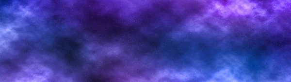 Cielo nocturno estrellas fondo, nebulosas nubes en el cosmos —  Fotos de Stock