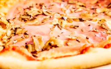 İtalya'da pizzacı geleneksel İtalyan pizza, gastronomik trav